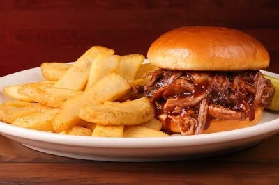 Pulled Pork Sandwich texas roadhouse