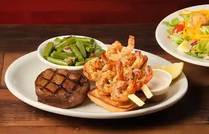 Filet 6oz & Grilled Shrimp texas roadhouse