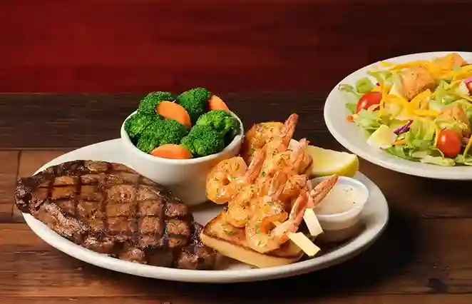 Ribeye 12oz & Grilled Shrimp texas roadhouse